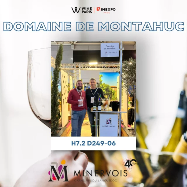 🤝WINE PARIS 2025 APPROCHE…

Parmi les 14 entreprises présentes sur l'espace Minervois au salon Wine Paris @vinexposium du 10 au 12 février prochain, retrouvez le @domainedemontahuc . Ici, l’art du vin se conjugue entre tradition et excellence, avec une maîtrise des vins doux naturels en AOP Muscat de Saint-Jean-De-Minervois et des rouges en AOP Minervois. Une passion récemment récompensée au salon Millésime Bio, où 2 de leurs cuvées ont décroché une médaille d’or et d’argent✨🥇🥈
.
.
.
 #appellation #salonpro #minervoiswine #dégustationdevin #minervois #wineparis #winetasting #salonprofessionnel #winetime #wineparis2025 #vinsdulanguedoc #narbonne #carcassonne